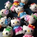 24 Colorful Assortment Hello Kitty Cat Charms Resin