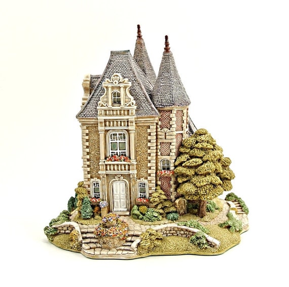 Items similar to Vintage Lilliput Lane Miniature Cottage French Manor