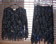 sequin flapper skirt