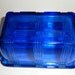 Hazel Atlas one pound cobalt blue butter dish
