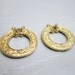 FBP-1020 - Unique Brass Pendant - 30mm Diameter - 2 Pcs