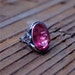 Early 1900's Glass Signet Ring Sz 5 SALE