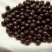 Brown Glass Beads 4mm Czech Pressed Round Opaque Chocolate (100)