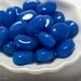 Bright Blue Czech Glass Beads 14mm (10) Pressed Large Deep Navy Big LAST