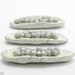 Opaque Pale Gray Fire Polished Czech Glass Bead 6mm (35) Polish Faceted Pastel