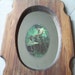 Vintage mirror art boy with saddle wood frame by The Woodsmen