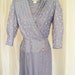 Vintage 80s dress lavender dressy Dim The Lites London Paris New York
