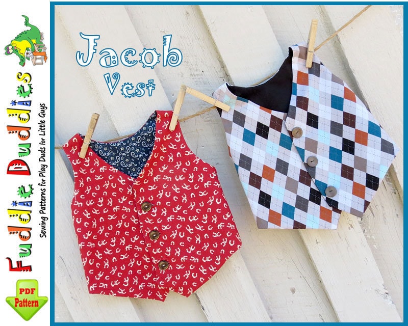 Free printable vest sewing pattern boys shirt pattern