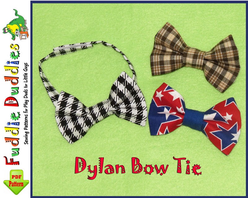 Boy's Bow Tie Pattern Necktie Pattern. Toddlers pattern