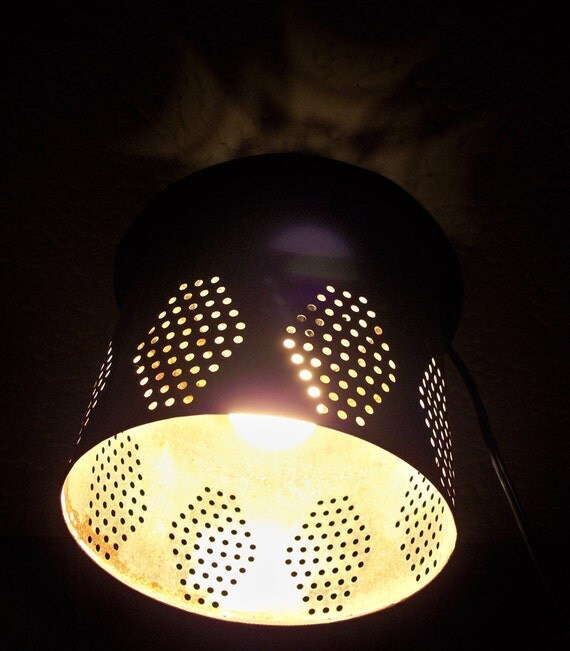 Minnow bucket pendant light upcycled lighting farm style