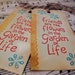 Handmade Stamped And Inked Friends Tag Or Bookmark