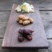 Reclaimed wood platter - Small Walnut Hardwood Cheese/Serving Tray