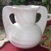 Antique Vintage Camark USA 831 White Ceramic Flower Vase Mid Century Pottery