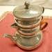 Vintage French Pewter Tea Service for One (1109S129)