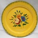 Vintage French Longchamp Handpainted Floral Faience Dessert Plate (A049)