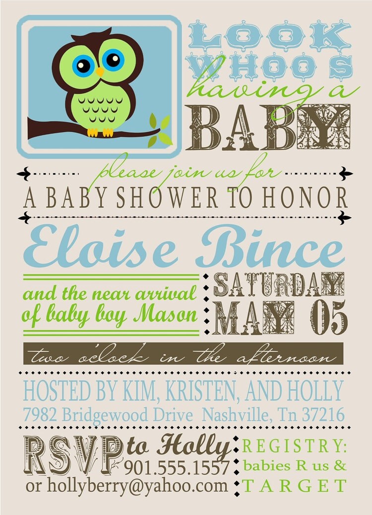 Baby Shower Invitation digital custom by EveryMakingMoment