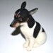 Hand Felted Miniature Rat Terrier Dog