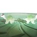 Miniature turtles figurines animals set green glass vintage small collectible