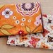 Butterfly Baby Girl Burp Cloths - Set of 2 - Minky Backed
