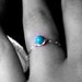 classy ring in 999 fine silver- ring sie 6 1/2