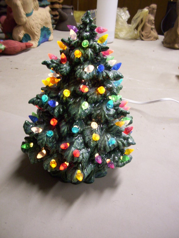 Small Ceramic Christmas Tree that lights up