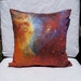 Orange/Blue Nebula 16" x 16" Pillow Cover: (IN STOCK) North American Nebula Detail from NASA's Spitzer Telescope / orange, blue, purple