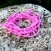 CLEARANCE Swanky Shank PINK Dyed Recycled T-shirt Necklace (Long length) Can be tripled, doubled or worn as a bracelet