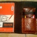 leather cover . Unique Drawing sketch book made in NYC