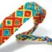 Rainbow Fashion Friendship Bracelet made with Cotton Macrame Knots