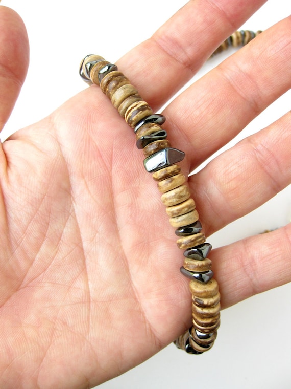 Men's Jewelry Wood necklace for men handmade from