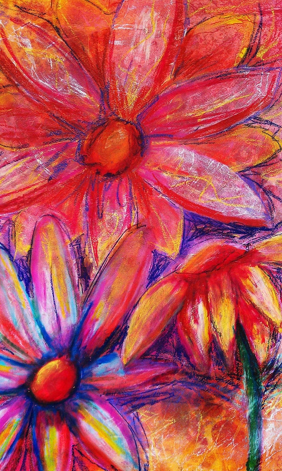 Items similar to Flower Art on Etsy