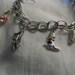 Shoe charm bracelet