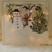 Glass Block with Snowman hand painted
