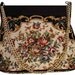 Vintage Purse Silk Tapestry La Regale Handmade Silk Purse Macau 1950s Lucide Grande La Regale Double Chain Strap Handles