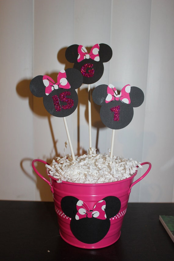 Minnie Mouse Centerpiece Minnie Birthday Party Table