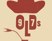 Items similar to Old 97s Letterpress Poster on Etsy