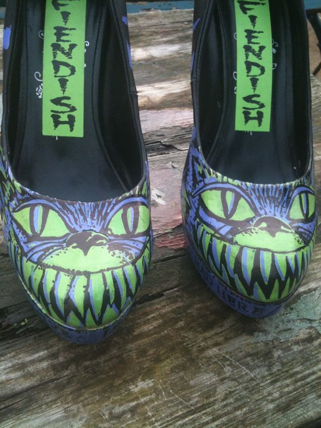 Psycho Cheshire Cat Shoes