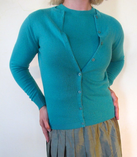 Cashmere Cardigan Sweater Twin Set Authentic by AntoinetteAnne