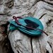 Leather Medicine Bag Key Ring OOAK by Ariom Designs
