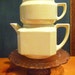 Rare Antique Yellow 4-Piece Coors Pottery Drip-o-Lator Coffee/Tea Pot