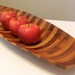 Authentic Mid Century Modern Design Handcrafted Wooden Fruit Boat -One of a Kind
