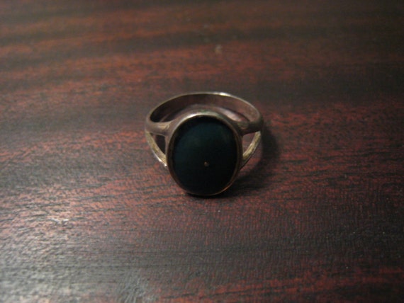 1970s mood ring sterling silver size 8