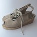 Vintage wedge espadrille