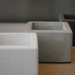 CLEARANCE SALE: Concrete Mini Planter / Square Starter Pot