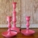 Pink Candlesticks