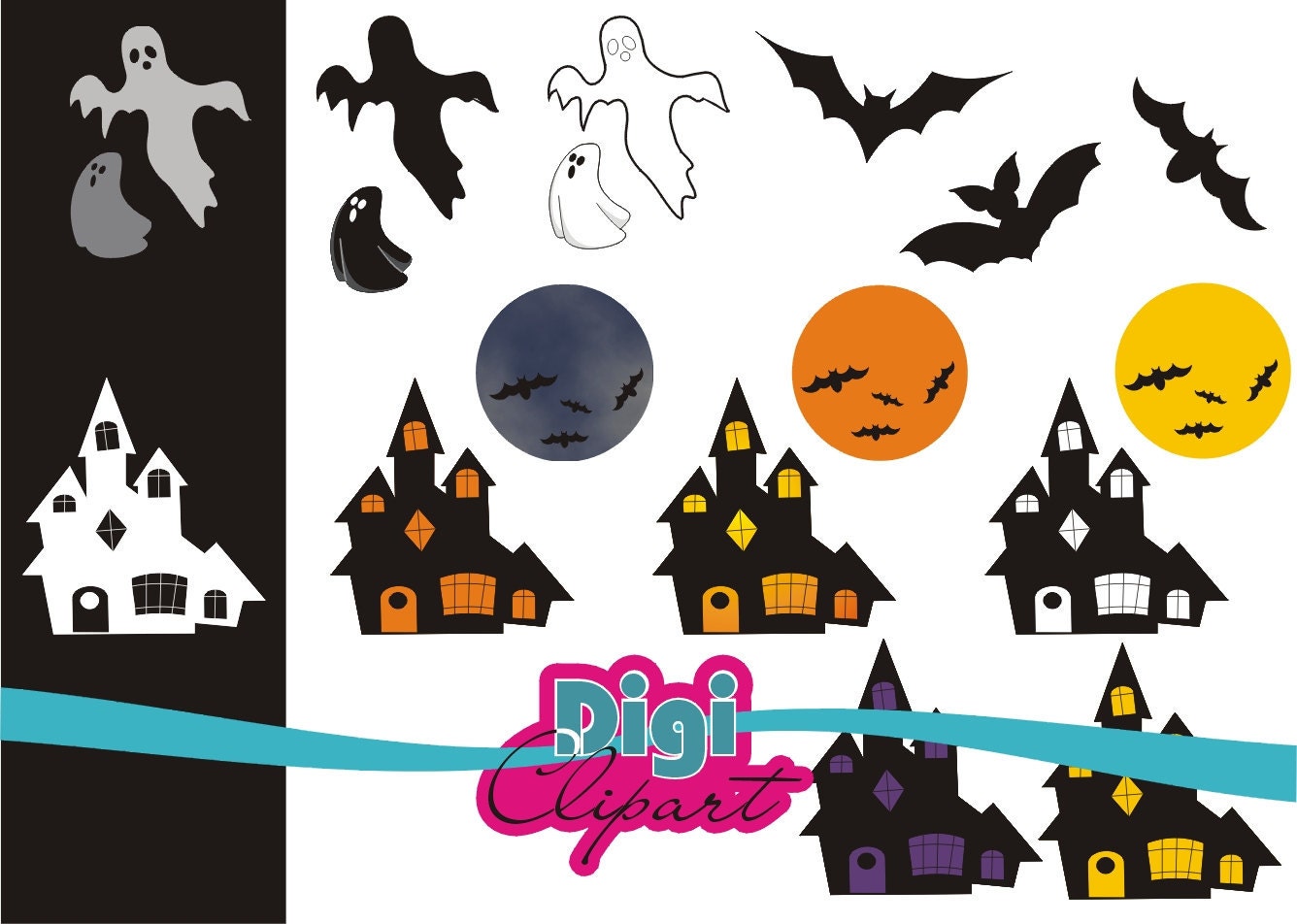 haunted house clip art pictures - photo #43