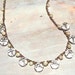 Crochet Necklace Beaded Bohemian Crystal and Pearl "Jacqueline" Chic Bohemian