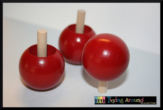Red Wood Flip Flop Tops- Excellent Party Favor Toy. BUY More SAVE More Pricing