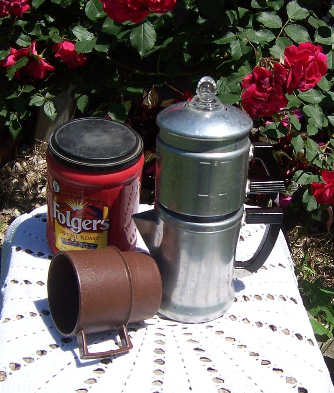 Vintage 50's Wearever 2 Cup Coffee Pot Model 3042 by KATZnQUILTS