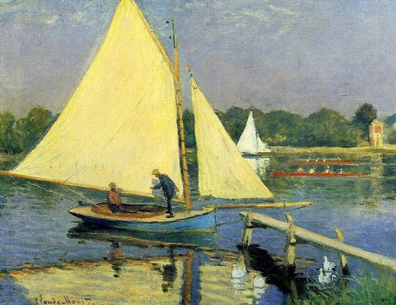 sailboats at argenteuil